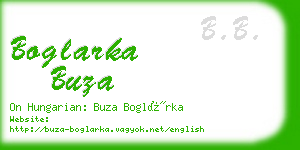 boglarka buza business card